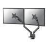 Neomounts Next Slim Desk Mount, double display (topfix clamp & grommet)