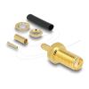 Zum Crimpen / mit passendem Schrumpfschlauch, SMB Stecker, RG-174, RG-316, PC-Zubehör