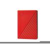 WD My Passport WDBR9S0060BRD - Festplatte - verschlüsselt - 6 TB - extern (tragbar) - USB 3.2 Gen 1 - 256-Bit-AES - Rot