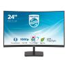 Philips E-line 241E1SC - LED-Monitor - gebogen - 61 cm (24") (23.6" sichtbar) - 1920 x 1080 Full HD (1080p) @ 75 Hz - VA - 240 cd / m² - 3000:1 - 4 ms - HDMI, VGA - Textured Black