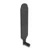 Delock 5G LTE Antenne SMA Stecker 3 dBi omnidirektional drehbar mit Kippgelenk schwarz