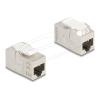 Delock Keystone Modul Kupplung RJ45 Buchse zu RJ45 Buchse Cat.6A geschirmt
