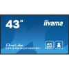43" 3840x2160, UHD IPS panel, Haze 1%, 800cd / m², Landscape and Portrait, Signal FailOver, Speakers 2x 10W, Multiple Inputs HDMI 2x, DisplayPort, USB 2.0 x2, WiFi, LAN, Media Play USB Port, Control LAN / RS232C, iiSignage2 (CMS / DMS), E-Share, Android