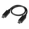 8in Micro USB to Micro USB OTG Cable M / M