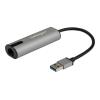 StarTech.com US2GA30 USB LAN Adapter (USB-A auf Gigabit Network / RJ45 Adapter, 2.5 GBASE-T) - Netzwerkadapter - USB 3.0 - 10M / 100M / 1G / 2,5 Gigabit Ethernet x 1 - Schwarz, Space-grau