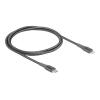 Delock - Lightning-Kabel - USB-C männlich zu Lightning männlich - 1 m - Grau