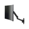 Ergotron LX - Befestigungskit (Gelenkarm, Erweiterungsadapter, Wandhalterung) - für LCD-Display - mattschwarz - Bildschirmgröße: bis zu 86,4 cm (bis zu 34 Zoll) - Wandmontage