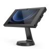 Compulocks Galaxy Tab S9 / S9FE 10.9" Apex Enclosure Mast Counter Stand - Befestigungskit (Gehäuse, Mastständer) - für Tablett - verriegelbar - Metallrahmen - Schwarz - Bildschirmgröße: 27.7 cm (10.9") - Theke - für Samsung Galaxy Tab S9, Tab S9 FE