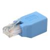 StarTech.com Cisco Konsolen Rollover Adapter für RJ45 Ethernet Kabel - St / Bu - Netzwerkadapterkabel - RJ-45 (M) zu RJ-45 (W) - Blau