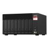 8-bay NAS, AMD Ryzen V1000 series V1500B 4C / 8T 2.2GHz, 8GB DDR4 RAM (2 x SODIMM slots, max. 64GB, optional ECC RAM support), 8x SATA 6Gb / s bays, 2x M.2 NVMe PCIe Gen3 SSD slots, 2 x 2.5GbE LAN, optional 10GbE, 2x PCIe 3.0 x 4 slots, USB 3.2 Gen2 Type