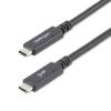 StarTech.com USB-C auf USB-C Kabel mit 5A Power Delivery - St / St - 1,8m - USB 3.0 (5Gbit / s) - USB-IF zertifiziert - USB Typ C Kabel - USB-Kabel - 24 pin USB-C (M) gerade zu 24 pin USB-C (M) gerade - USB 3.0 - 5 A - 1.8 m - 4K Unterstützung - Schwarz