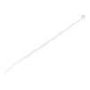 StarTech.com Kabelbinder 254x4 mm, gebogene Spitze, weiß, 100 Stück - Kabelbinder - 25.4 cm - weiß - TAA-konform (Packung mit 100)