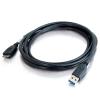Kabel / 1 m USB 3.0 AM-Micro BM Black