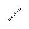 Brother TZe-241CIV - Schwarz auf Weiß - Rolle (1,8 cm x 8 m) 1 Kassette(n) laminiertes Band - für Brother PT-D600, P-Touch PT-1880, D450, D800, E310, E550, E800, P900, P950