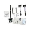 LX Dual Stacking Arm, Tall Pole, Black Accents, Polished