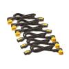 Kabel / Power Cord Kit (6 ea), Locking, C13 to C14 (90 Degree), 1.8m