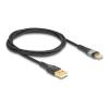 Delock - USB-Kabel - USB (M) zu 24 pin USB-C (M) - USB 2.0 - 20 V - 3 A - 1 m - Schwarz