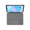 Logitech Combo Touch - Tastatur und Foliohülle - mit Trackpad - hintergrundbeleuchtet - Apple Smart connector - QWERTZ - Deutsch - Oxford Gray - für Apple 10.9-inch iPad Air (5. Generation), 11-inch iPad Air (M2, M3)