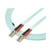 StarTech.com 3 m OM3 LWL Patchkabel, Multimode-Glasfaserkabel, LC auf LC - Patch-Kabel - LC Multi-Mode (M) zu LC Multi-Mode (M) - 3 m - 3 m - Glasfaser - Duplex - 50 / 125 Mikrometer - OM3 - halogenfrei - Aquamarin - für P / N: J9152AST, MASFP10GBSR, SFP