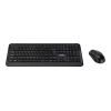 Targus - Tastatur-und-Maus-Set - Kombination - full size - kabellos - 2.4 GHz - QWERTY - GB - Schwarz