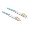 Delock LWL Kabel LC Duplex zu LC Duplex Multimode OM3 winkelbar 5 m