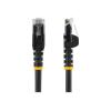 StarTech.com 2m Cat6 Snagless Gigabit UTP Netzwerkkabel - Cat 6 RJ45 Netzwerkkabel mit Knickschutz - Schwarz - Patch-Kabel - RJ-45 (M) zu RJ-45 (M) - 2 m - UTP - CAT 6 - geformt, ohne Haken - Schwarz