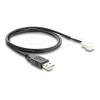 Delock - Netzkabel für Lüfter - USB (M) zu 3-poliger Lüfteranschluss (M) - 5 V - 70 cm