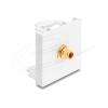 Delock - Easy 45 - Einrastmodul - vergoldet - RCA - einfach - Rot, weiß