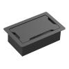 Modulare AV-Frontplattenkomponente - Tischumrandung - tischmontierter Rahmen, der 9 x Module aufnimmt - keine Module enthalten - 295 x 185 x 89 mm - Ausschnitt 255 x 145 mm - matt schwarz
