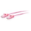 C2G 5ft (1.5m) Cat6a Snagless Unshielded (UTP) Slim Ethernet Network Patch Cable - Pink - Patch-Kabel - RJ-45 (M) zu RJ-45 (M) - 1.5 m - 4.8 mm - UTP - CAT 6a - geformt, ohne Haken - pink