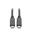 Eaton Tripp Lite Series USB-C Cable (M / M) - USB 3.2, Gen 1 (5 Gbps), Thunderbolt 3 Compatible, 6 ft. (1.83 m) - USB-Kabel - 24 pin USB-C (M) zu 24 pin USB-C (M) - USB 3.1 Gen 1 / Thunderbolt 3 - 1.83 m - Schwarz