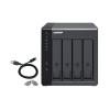 QNAP TR-004 - Festplatten-Array - 0 TB - 4 Schächte (SATA-300) - USB 3.2 Gen 1 (extern)