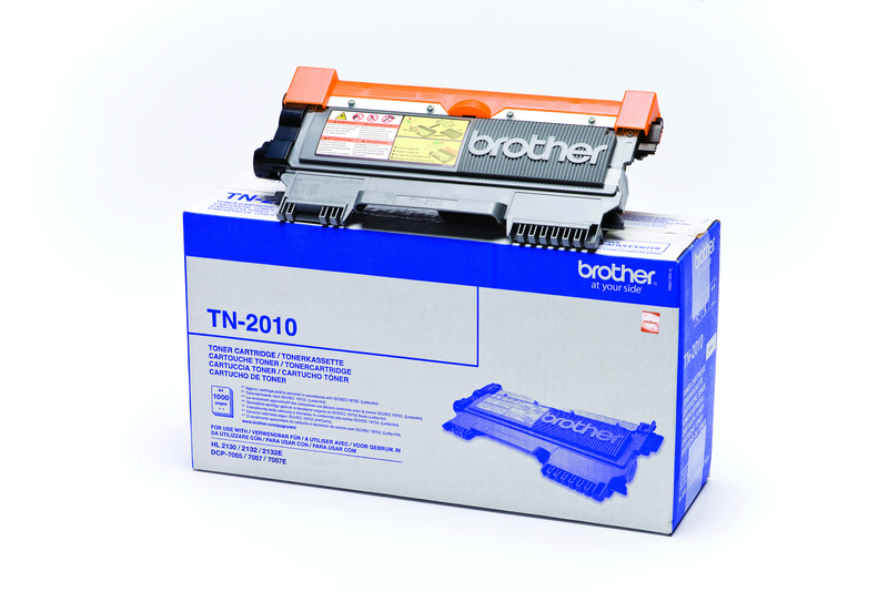 Brother TN2010 - Schwarz - original - Tonerpatrone - für Brother DCP-7055, DCP-7055W, DCP-7057, DCP-7057E, HL-2130, HL-2132, HL-2135W