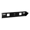 Eaton Tripp Lite Series Wallmount Rack 2U Vertical Rack Bracket 175lb Capacity - Halterung - geeignet für Wandmontage - Schwarz - 2U - 48.3 cm (19")