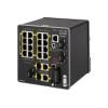 Cisco Industrial Ethernet 2000 Series - Switch - managed - 16 x 10 / 100 (PoE+) + 2 x Kombi-Gigabit-SFP - an DIN-Schiene montierbar - PoE+ - wiederhergestellt