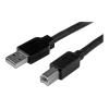 StarTech.com 15m aktives USB 2.0 A auf B Kabel - Stecker / Stecker - USB Druckerkabel 1x USB A / 1x USB B - Schwarz - USB-Kabel - USB Typ B (M) zu USB (M) - USB 2.0 - 15 m - aktiv - Schwarz - für P / N: ICUSB232D