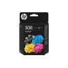 HP 308 - 2er-Pack - Schwarz, Cyan, Magenta, Gelb - original - Box - Tintenpatrone