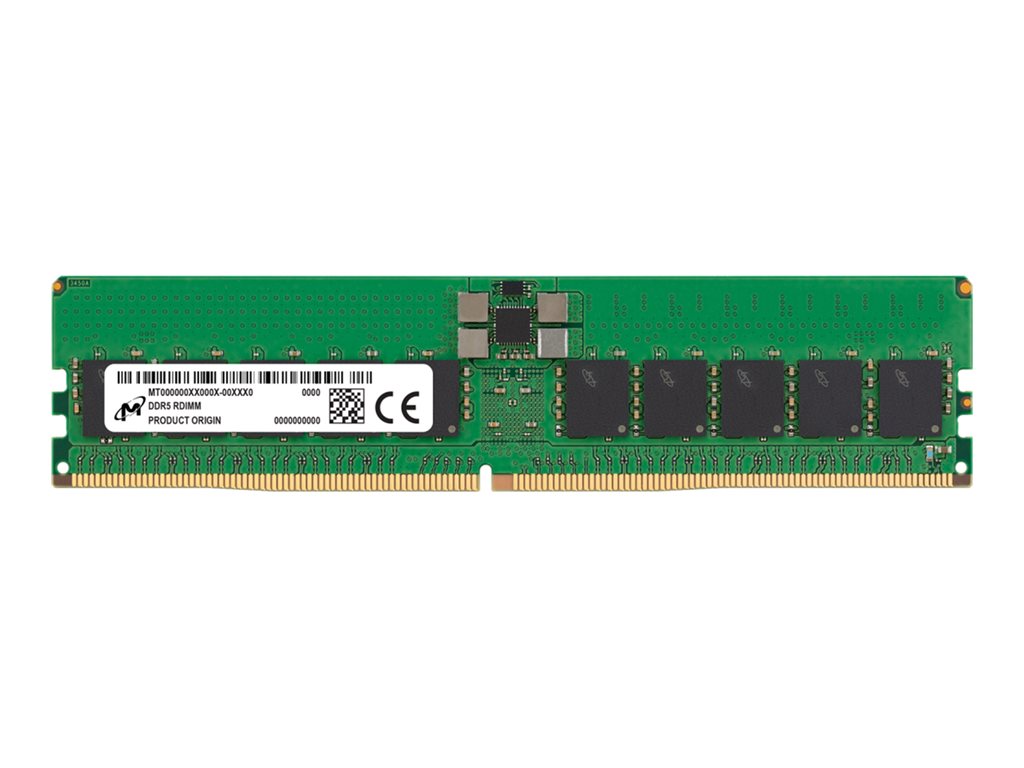 Micron - DDR5 - Modul - 48 GB - DIMM 288-PIN - 5600 MHz / PC5-44800 - CL46 - registriert