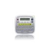 Brother P-Touch PT-D200 - Beschriftungsgerät - s / w - Thermotransfer - Rolle (1,2 cm) - 180 dpi - bis zu 20 mm / Sek. - 2-zeiliger Druck - Grau, weiß