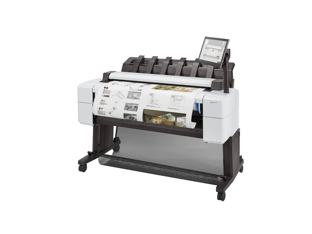 HP DesignJet T2600 PostScript - 914 mm (36") Multifunktionsdrucker - Farbe - Tintenstrahl - 914 x 8000 mm, 610 x 15000 mm (Original) - Rolle (91,4 cm x 91,4 m), 914 x 1219 mm (Medien) - bis zu 0.32 Min. / Seite (Drucken) - 1 Rolle - Gigabit LAN