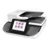 Dokumentenscanner - Duplex - 216 x 864 mm - 600 dpi x 600 dpi - bis zu 92 Seiten / Min. (einfarbig) / bis zu 92 Seiten / Min. (Farbe) - automatischer Dokumenteneinzug (150 Blätter) - bis zu 10000 Scanvorgänger / Tag -  USB 2.0, Gigabit LAN, USB 2.0 (Host)