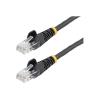 StarTech.com Cat5e Patchkabel mit Snagless RJ45 Anschluss - Netzwerkkabel 5m - Schwarz - Patch-Kabel - RJ-45 (M) zu RJ-45 (M) - 5 m - UTP - CAT 5e - ohne Haken - Schwarz