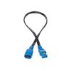 HP 10A IEC C13-C14 Jumper (Power) Kabel, zum Anschluss von Geräten (Server, etc.) an die PDU oder an die USV, 2.0 Meter (1er Pack)