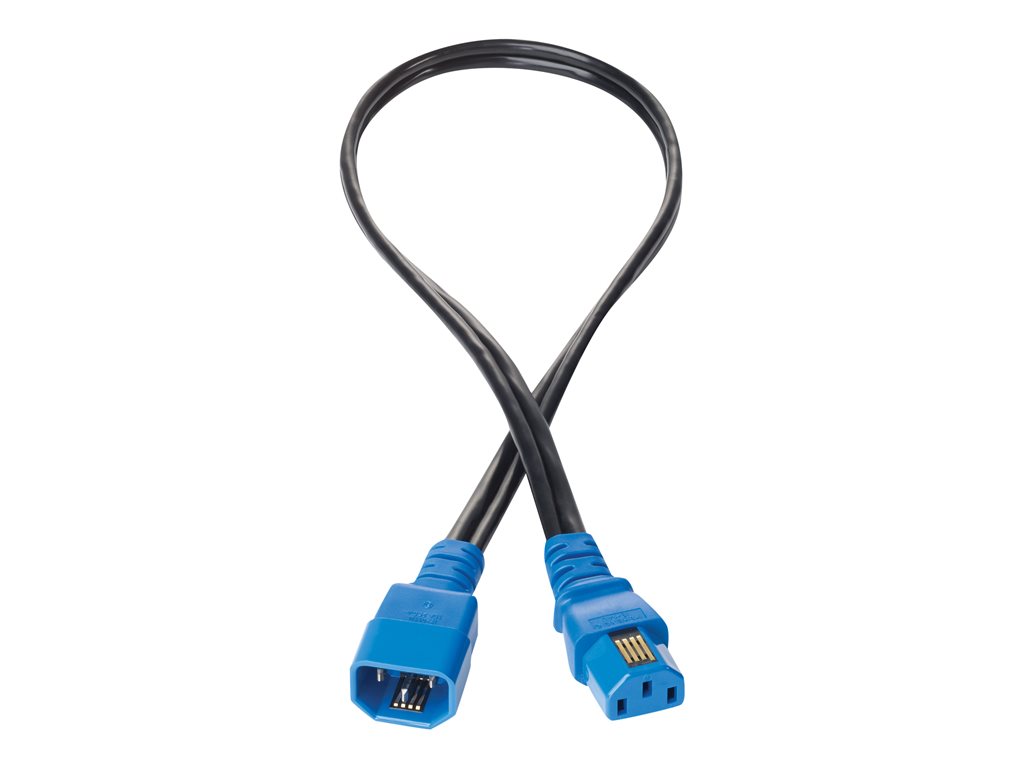 HP 10A IEC C13-C14 Jumper (Power) Kabel, zum Anschluss von Geräten (Server, etc.) an die PDU oder an die USV, 2.0 Meter (1er Pack)