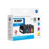 KMP MULTIPACK H174V - 4er-Pack - Größe XXL - Schwarz, Gelb, Cyan, Magenta - kompatibel - Tintenpatrone (Alternative zu: HP 932XL, HP 933XL) - für HP Officejet 6100, 6600 H711a, 6700, 7110, 7510, 7610, 7612