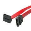 StarTech.com SATA Anschluss Kabel - S-ATA Serial ATA internes Datenkabel - 7 pin Slimline Kabel 45cm - rechts gewinkelt - SATA-Kabel - Serial ATA 150 / 300 / 600 - SATA (R) zu SATA (R) - 45.7 cm - rechts-gewinkelter Stecker - Rot - für P / N: 25S22M2NGFFR