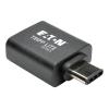 Eaton Tripp Lite Series USB 3.1 Gen 1.5 Adapter USB-C to USB Type A M / F 5 Gbps Tablet Smart Phone - USB-Adapter - USB Typ A (W) zu 24 pin USB-C (M) - USB 3.1 - Schwarz