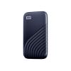 WD My Passport SSD WDBAGF0020BBL - SSD - verschlüsselt - 2 TB - extern (tragbar) - USB 3.2 Gen 2 (USB-C Steckverbinder) - 256-Bit-AES - Mitternachtsblau