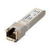 10G SFP+ RJ-45 Transceiver, 10Gbit / s Full Duplex, bis zu 30m Kat.6a Kabellänge bei 10GBASE-T und bis zu 100m Kat.5e bei 1000MBase-T, SFP+ kompatibel