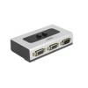Seriell Umschalter RS-232 / RS-422 / RS-485 2-Port manuell Delock